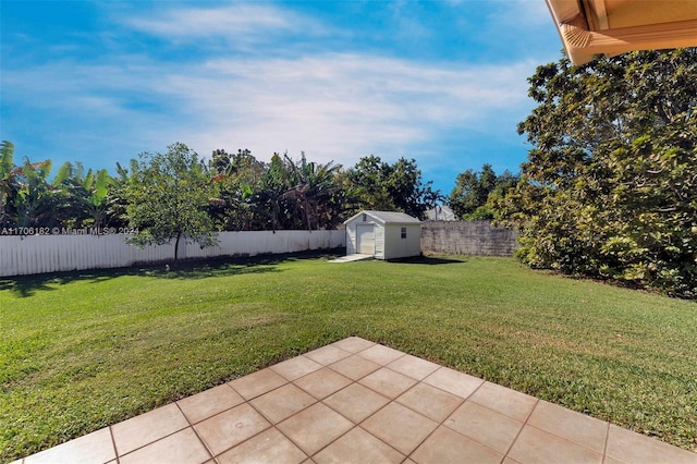 50 SW 130th Ave, Miami, FL 33184 - view of yard with a storage unit and a patio area