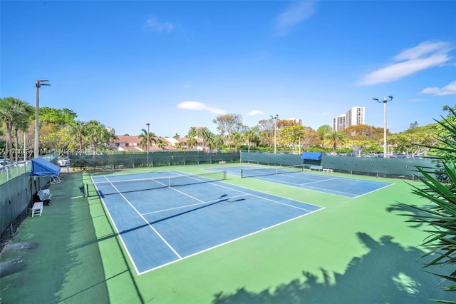 view of sport court with basketball court