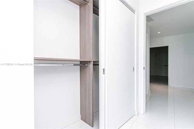 view of closet