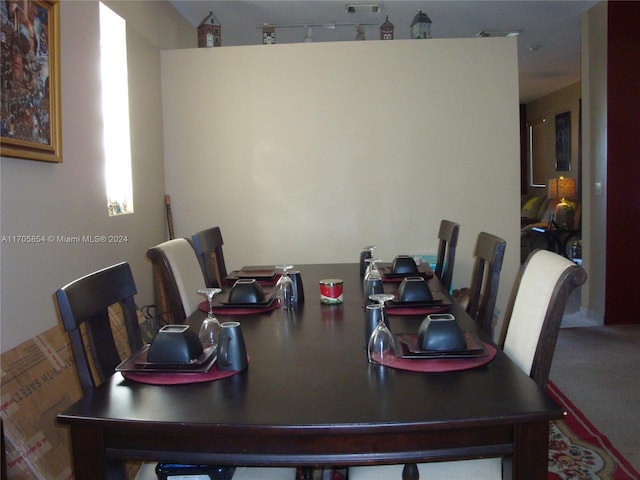 view of dining room