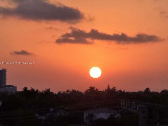 view of nature at dusk