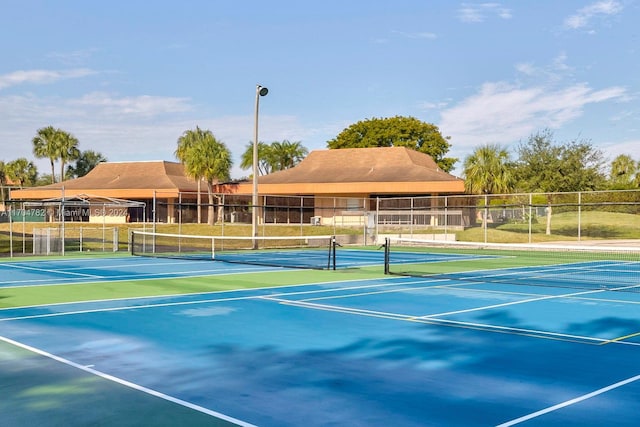 view of sport court