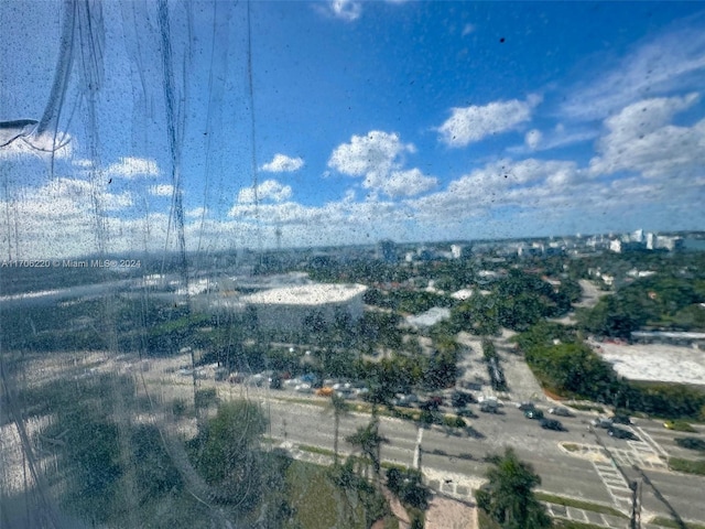 view of water feature with a view of the beach