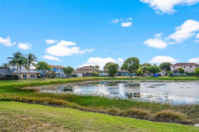 property view of water