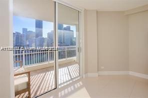 empty room featuring tile patterned floors