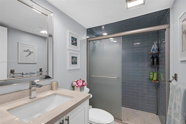821 Cypress Blvd Unit 304, Pompano Beach, FL 33069 - full bath with vanity, toilet, and tiled shower