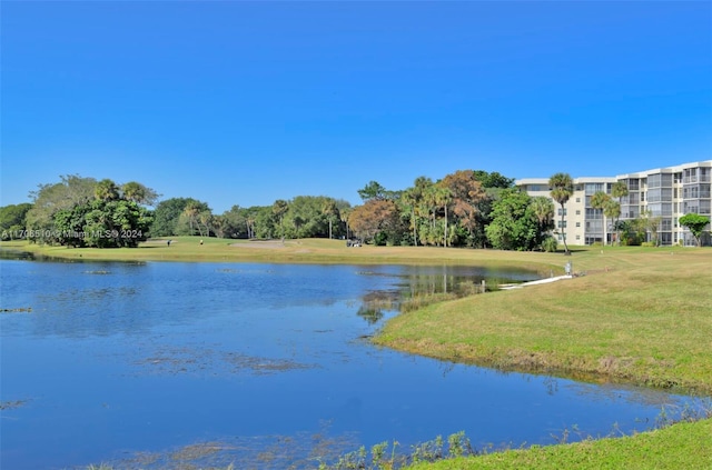 property view of water