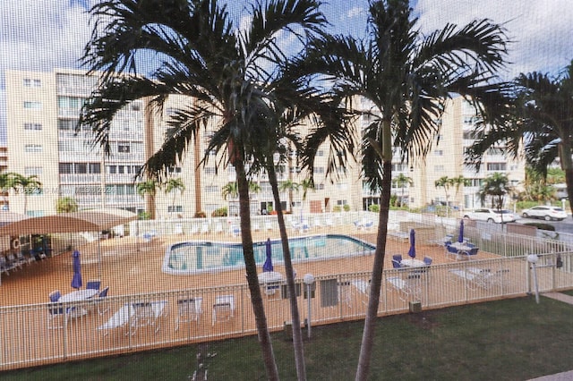 421 NE 14th Ave Unit 203, Hallandale Beach, FL 33009 - view of community pool