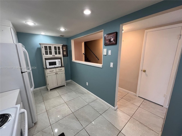 kitchen with white appliances