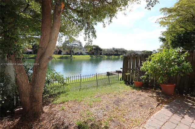 view of water feature