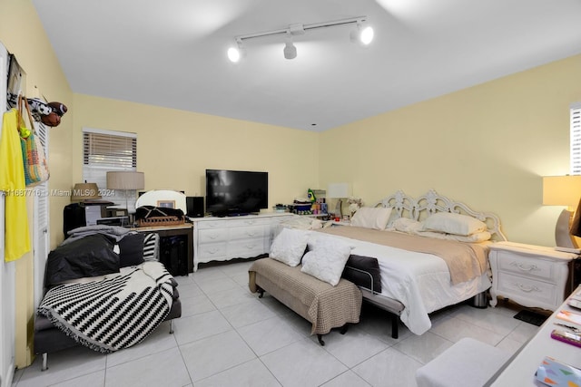 view of tiled bedroom