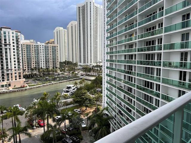 view of property featuring a water view