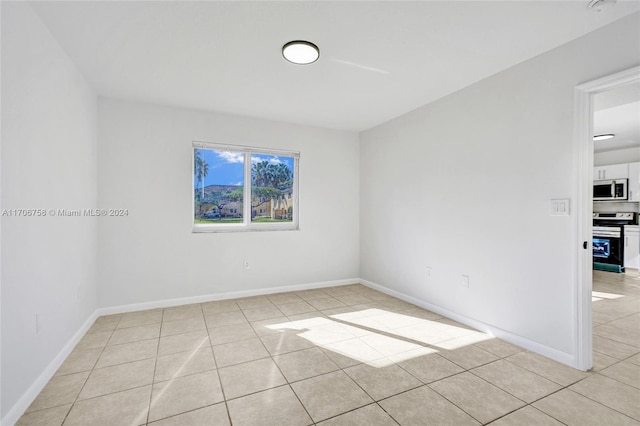 view of tiled empty room