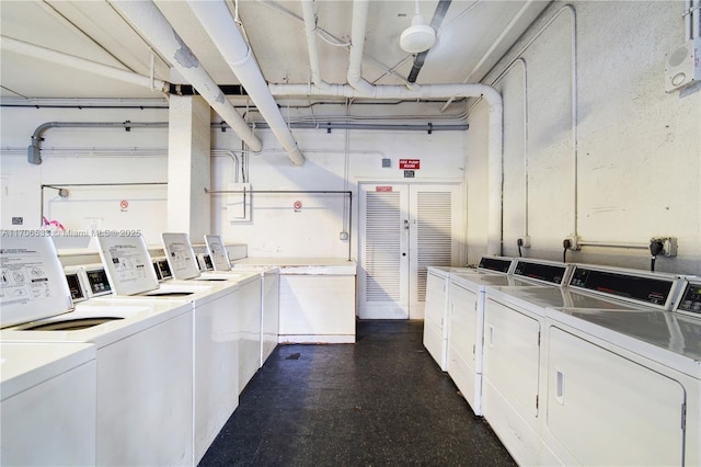 laundry area with washer and dryer