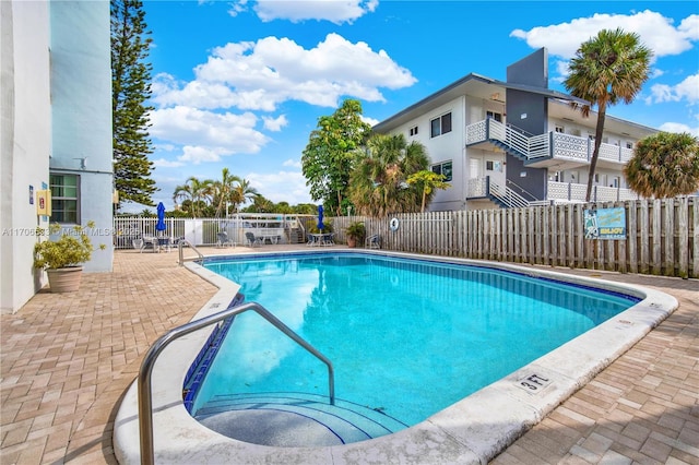 view of pool