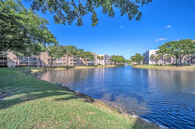 property view of water