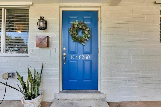 view of entrance to property