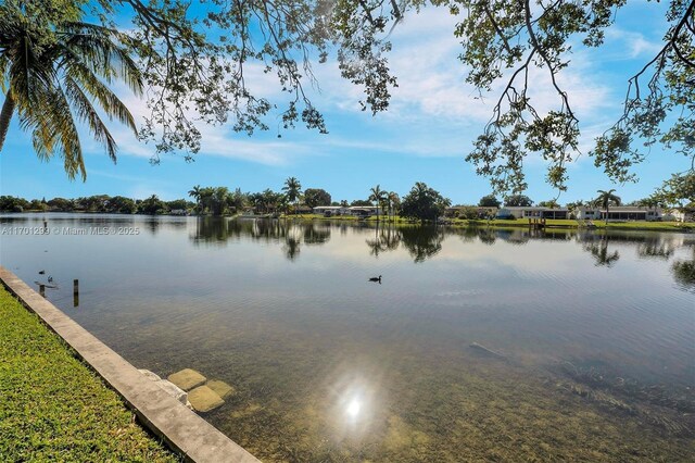 property view of water