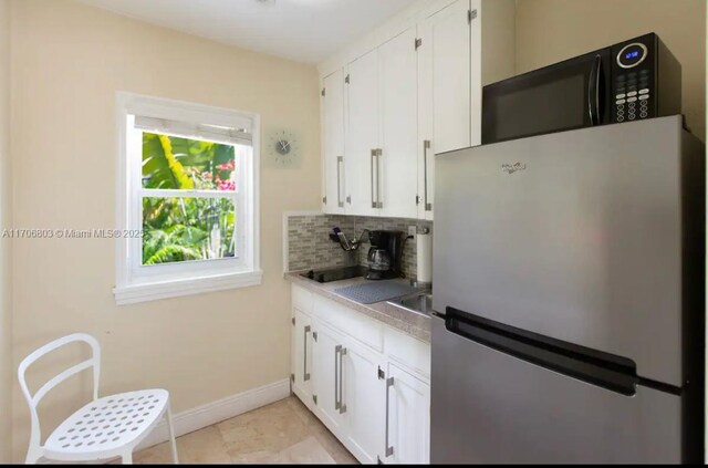 view of tiled living room