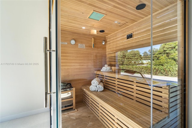 view of sauna / steam room