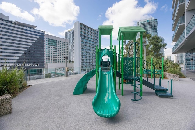 view of jungle gym