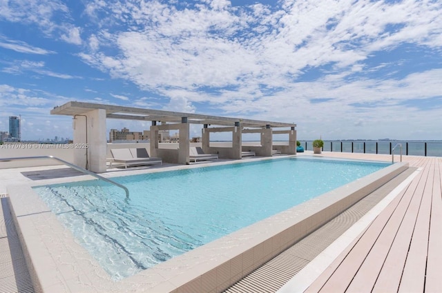 view of pool