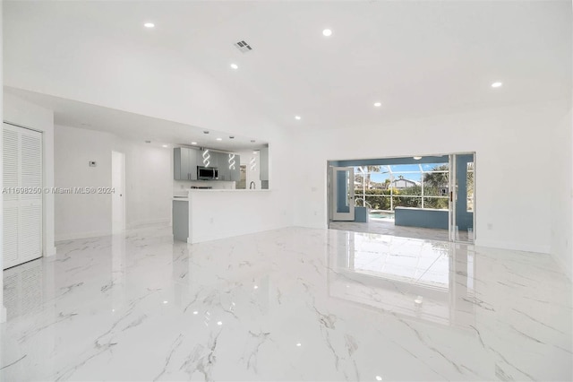 view of unfurnished living room