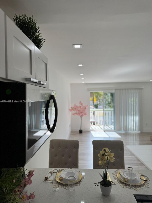 view of unfurnished dining area