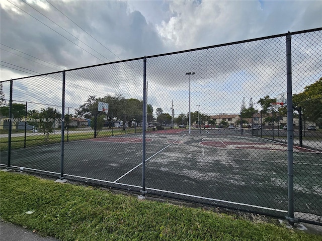 view of sport court