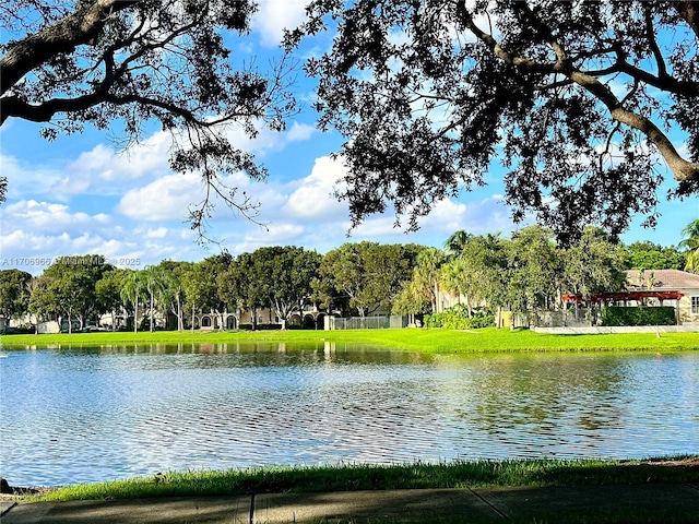 property view of water