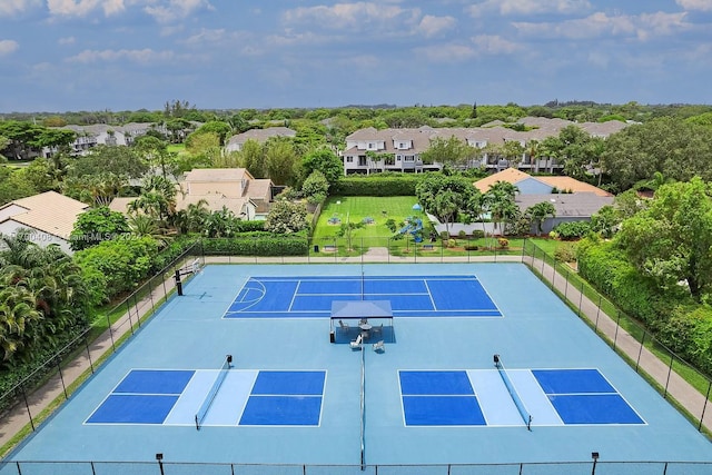 view of sport court