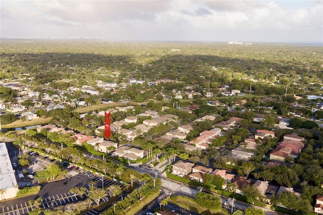 bird's eye view featuring a residential view