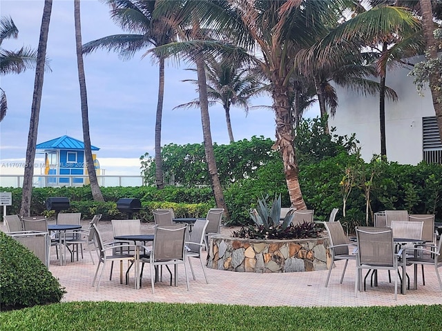 view of patio / terrace featuring outdoor dining space