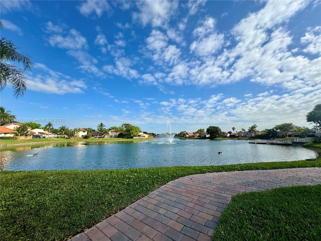 property view of water