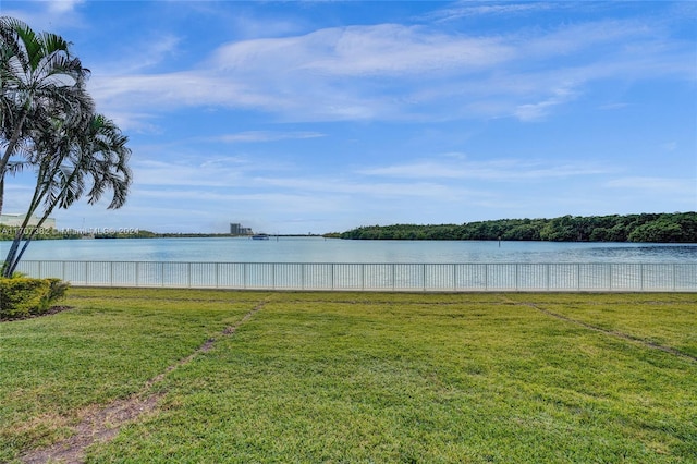 view of water feature