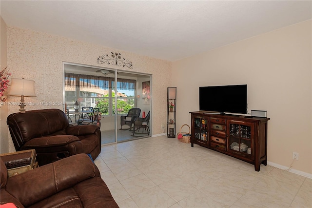 view of living room