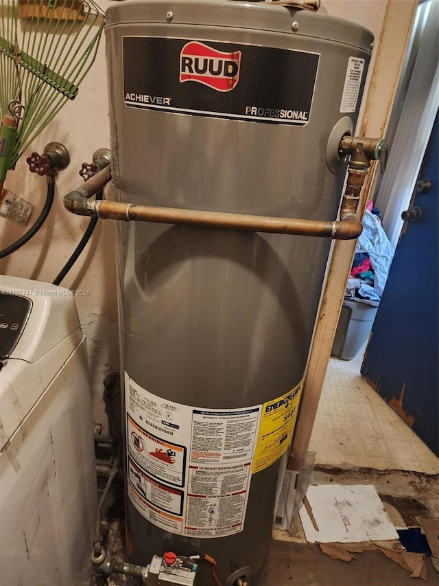 317 NW 3rd St, Deerfield Beach, FL 33441 - interior space with water heater