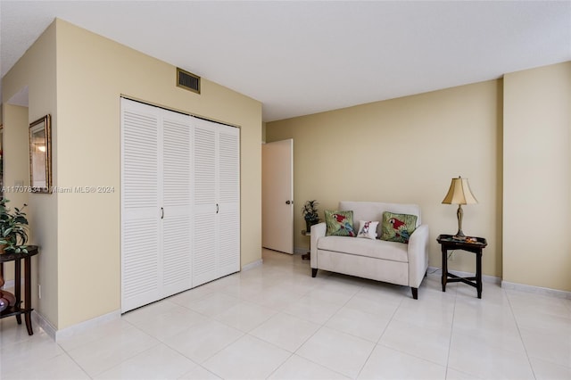 2500 Parkview Dr Unit 2315, Hallandale Beach, FL 33009 - sitting room with baseboards and light tile patterned floors
