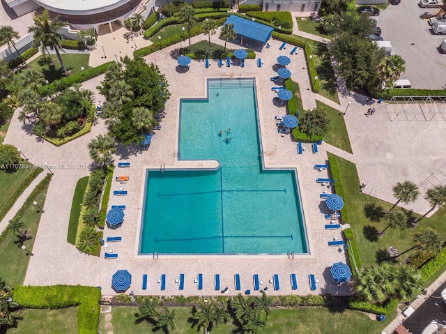 2500 Parkview Dr Unit 2315, Hallandale Beach, FL 33009 - aerial view of a pool