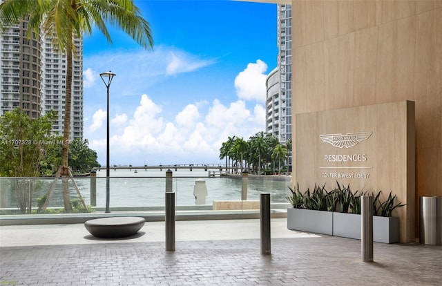 300 Biscayne Blvd Way Unit 3406, Miami, FL 33131 - exterior space with a water view