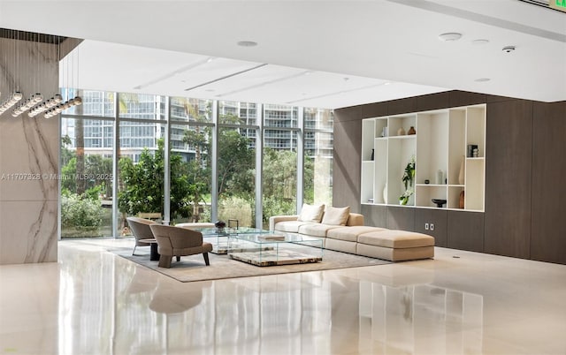 300 Biscayne Blvd Way Unit 3406, Miami, FL 33131 - common area with expansive windows