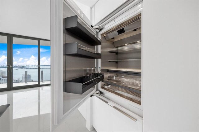 300 Biscayne Blvd Way Unit 3406, Miami, FL 33131 - kitchen with a water view and white cabinetry