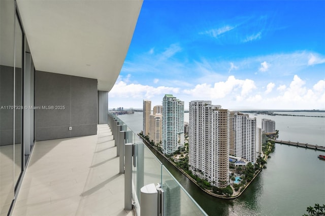 300 Biscayne Blvd Way Unit 3406, Miami, FL 33131 - balcony with a water view and a city view