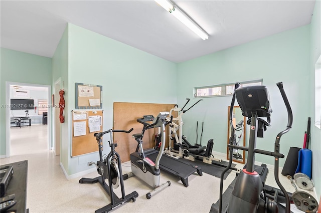 view of workout room