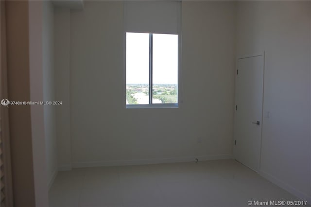 view of empty room