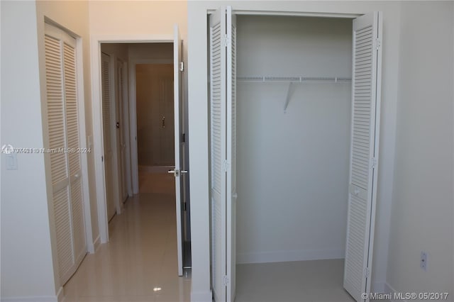 view of closet