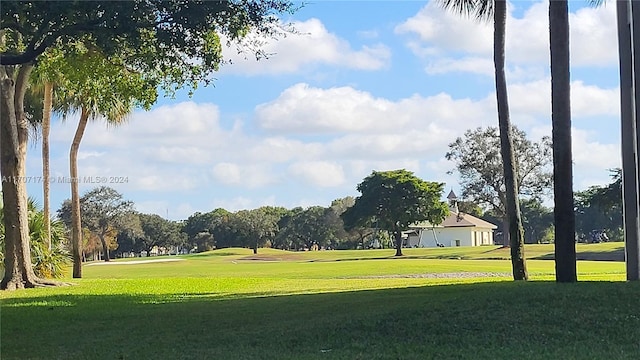 view of home's community featuring a yard