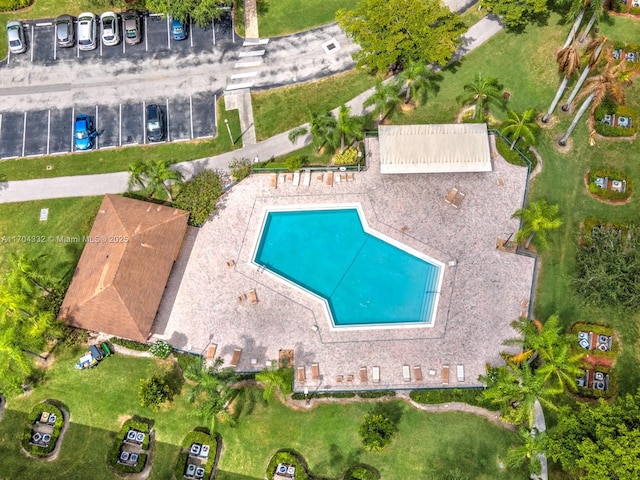 1200 SW 130th Ave Unit 412G, Pembroke Pines, FL 33027 - drone / aerial view of a pool