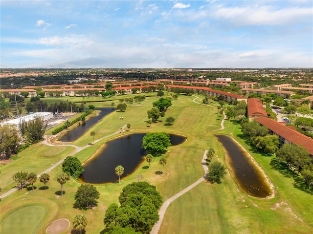 1200 SW 130th Ave Unit 412G, Pembroke Pines, FL 33027 - aerial view of property's location with a large body of water and a golf club