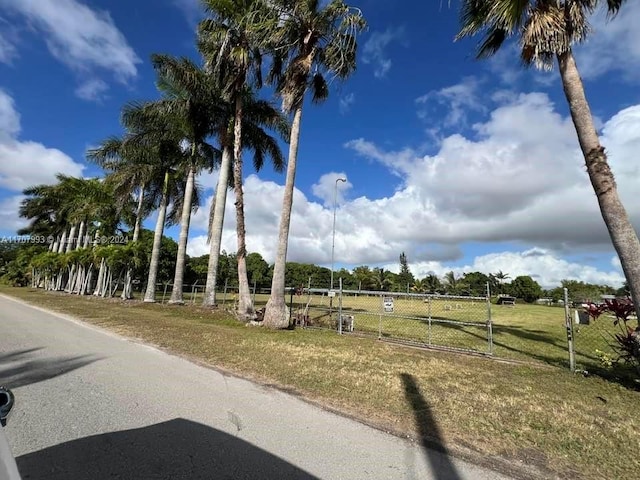 view of road